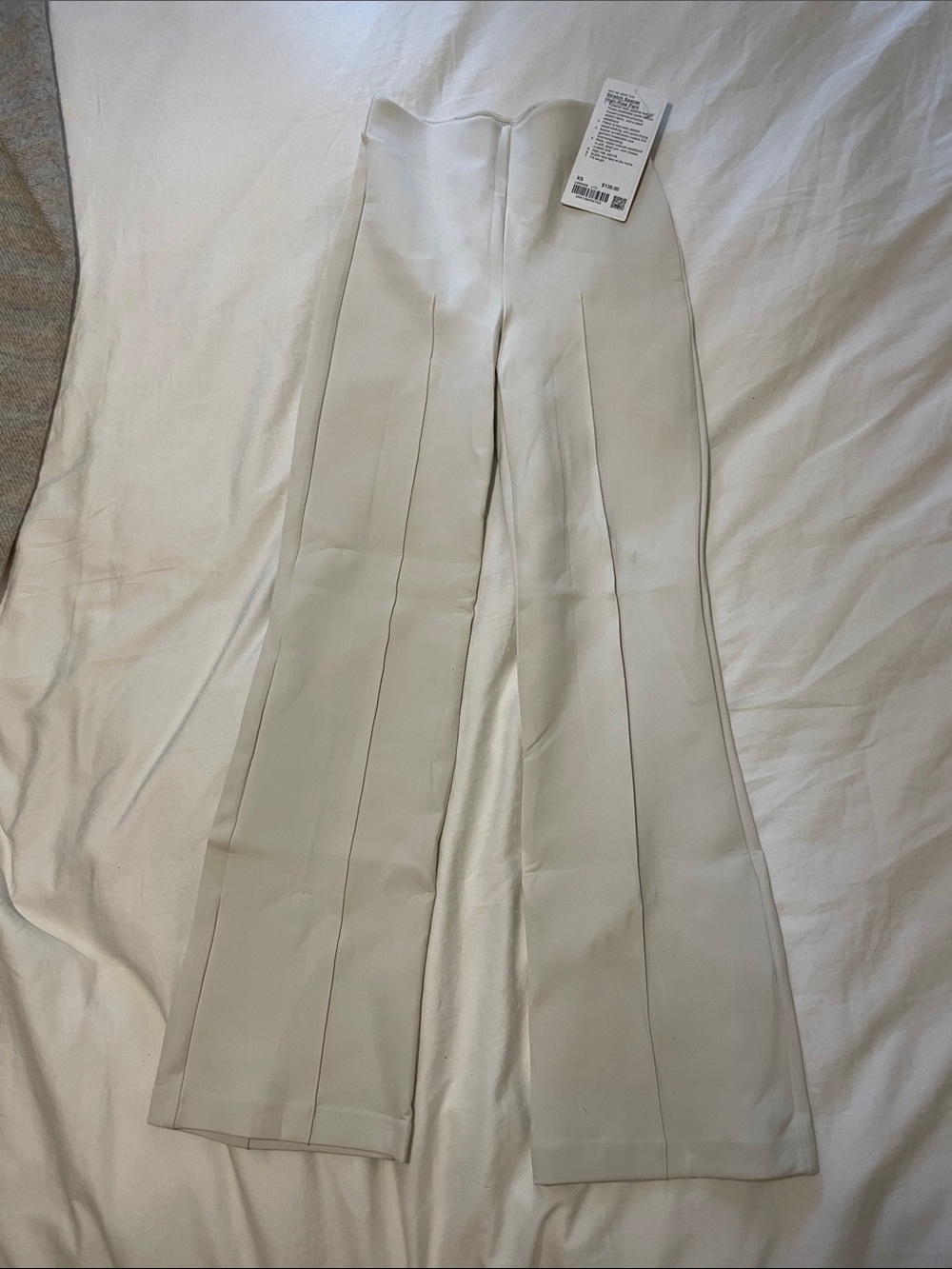 lululemon athletica Cream Flare Seam Pants